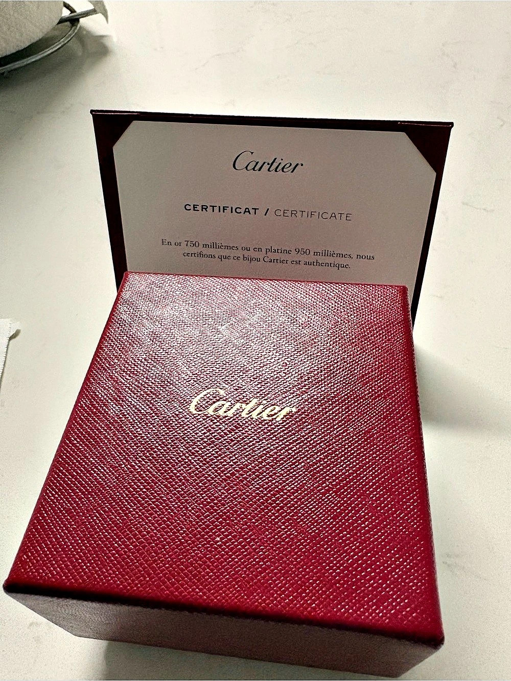Cartier Trinity Ring, Classic Model Gold & Silver - Size 6 - Picture 5 of 5